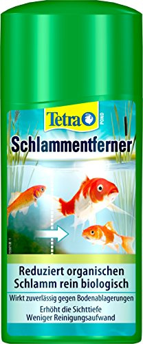 Tetra Pond Schlammentferner - reduziert Schlamm in Gartenteichen, wirkt rein biologisch, 500 ml