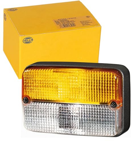 HELLA 2BE 997 131-081 Blinkleuchte - Halogen - 12V - Anbau/geschraubt | Stecker: Flachstecker - links/vorne/rechts - Menge: 1
