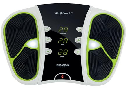 Fußmassagegerät mit EMS & TENS Technologie & 99 Intensitätsstufen - Tragetasche, Fernbedienung & Elektroden Pads - Einfach zu tragen - EMS Gerät & Tens Gerät - Elektrische Fußmassageräte - WeightWorld