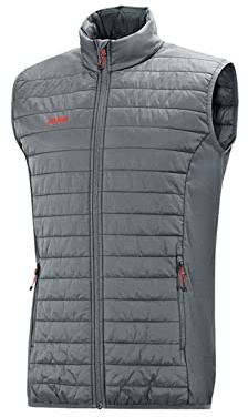 JAKO Unisex Steppweste Premium, Steingrau, L