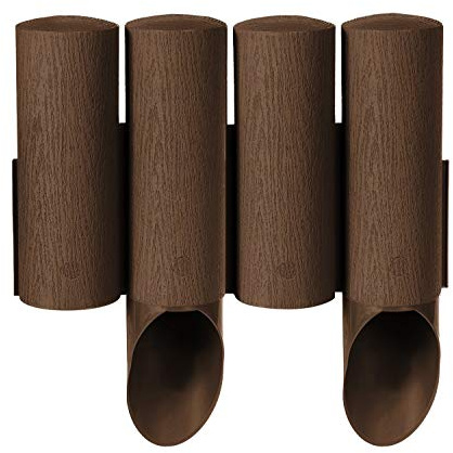 Cellfast Standard Gartenpalisade Rasenkante Palisade Beetumrandung (27,6m, Braun)