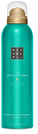 RITUALS Duschschaum von The Ritual of Karma, 200 ml – Mit Sommerlichem Heiligem Lotus und Weißem Tee – feuchtigkeitsspendend und kühlend