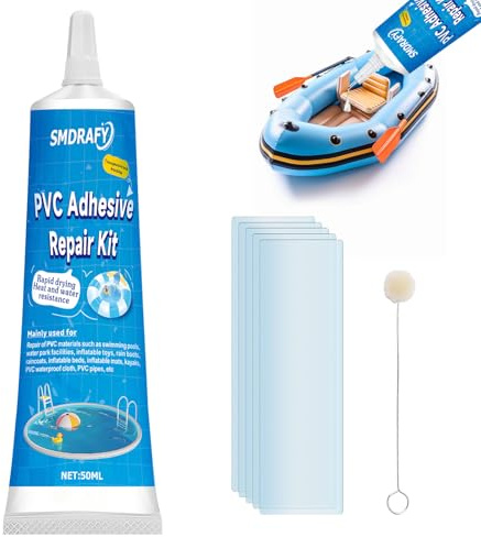 Pool Reparaturset mit Patch, Reparaturset für Wasserbett Schlauchboot Zelte | Wasserbett Reparaturset, Pool Flickzeug, Schlauchboot Reparaturset für Zelte, Schwimmbäder, Poolfolien Und Wasserbetten