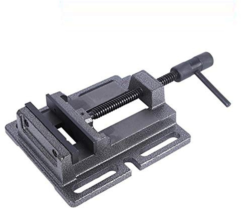 KATSU Bohrmaschinenschraubstock 150mm, Professionelle Deutsche Säulenbohrer Tischklemme für Werkstatt und Fräsbohrmaschinen 4022746