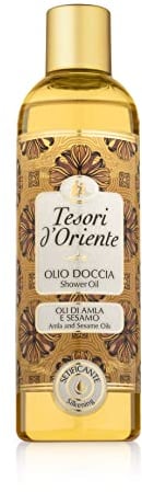Tesori d'Oriente Duschöl Amla- & Sesamöl | 250 ml | aromatische Dusche | Amla-Frucht und Sesamöl | Öl zur sanften Reinigung und Körperpflege | Wellness-Rituale für Körper & Sinne