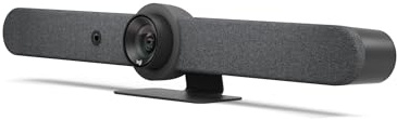 Logitech Rally Bar EU Graphite Grau | Logitech Rally Bar, All-in-One-Videobeiste, mittlere bis große Räume, 4K, optischer Zoom, Audio IA, Graphit, Zoom