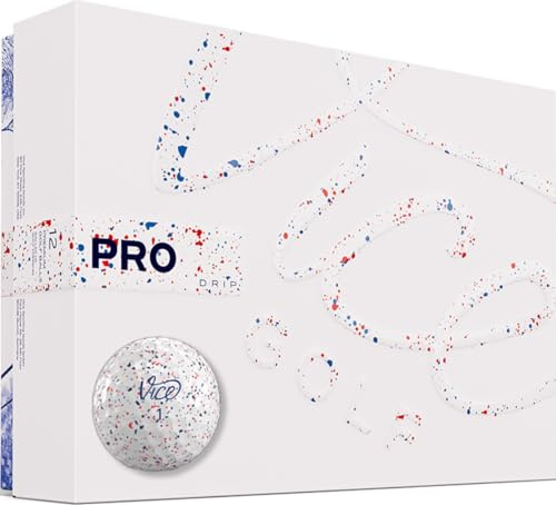 Vice Golf Pro 2020 | 12 Golf Bälle | Eigenschaften: 3-Piece Cast Urethan, maximale Kontrolle, hoher Spin im Kurzspiel | Mehr Farben: Neon Lime/Red | Profil: Für fortgeschrittene Golfer