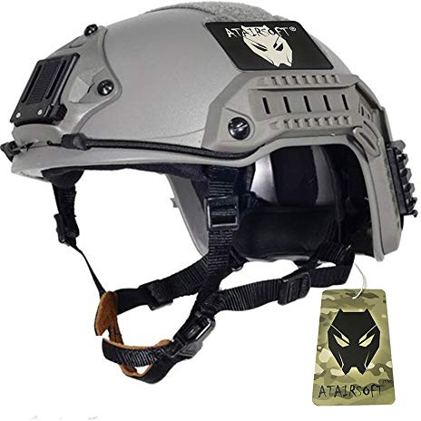ATAIRSOFT Airsoft Maritim Helm für Paintball Sport - Einstellbar Militär Outdoor Taktische Ausrüstung Protective Fast Top Helm für Tactical Kampf Armee Jagd