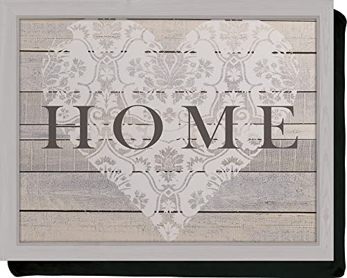 Creative Tops Everyday-Home Gepolstertes Knietablett mit Sitzsack-Polsterung, 44 x 34 cm, Grau