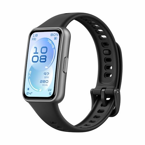 HUAWEI Band 11 Smartwatch, Fitness Tracker, 1500 Nits, Schwarz | 1,62 AMOLED, Herzfrequenz- & Schlaftracking, SpO2, emotionales Wohlbefinden, Bis zu 14 Tage Akku, für iOS & Android
