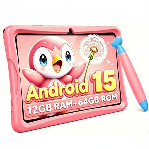 TABWEE K10 Kinder Tablet 10 Zoll, 12 GB RAM + 64 GB ROM (TF 2 TB)