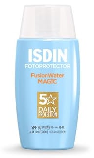 ISDIN Fusion Water Magic LSF 50 Sonnencreme Gesicht - Täglicher Sonnenschutz & Feuchtigkeit - Ultraleicht, Zieht sofort ein, 50ml
