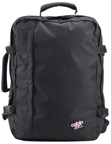 CabinZero Kabinenrucksäcke Classic 44L Rucksack 51 cm, Absolute Black, 36x51x19