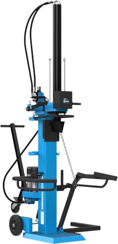 Güde Holzspalter GHS 1000/10 TE-A - 400 Volt, 3,7 kW, 10 Tonnen Spaltdruck | 100 cm max. Spaltgutlänge, 40 cm max. Spaltgut-Ø, 96 cm Spalthub, 2 Geschwindigkeitsstufen, Spaltgut-Fangbügel, Stützausleger