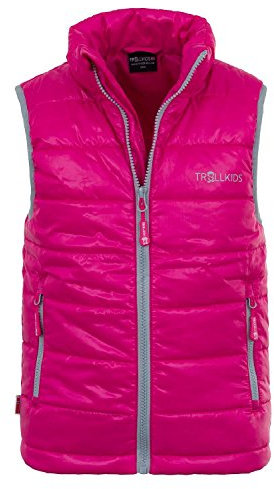 Trollkids Kids Trondheim Vest 152, magenta