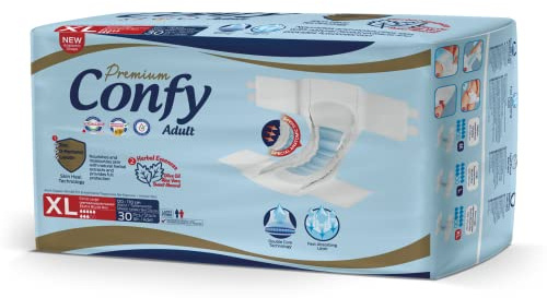 Confy Premium Windeln für Erwachsene - Erwachsenen-Windel Inkontinenz Gr.XL 30St