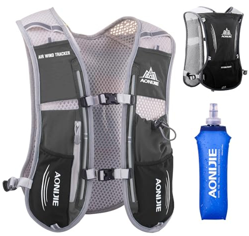 Azarxis Trinkrucksack 5L / 5.5L, Ultraleichter Laufrucksack, Trailrunning Rucksack, Hydrationspack für Laufen, Joggen, Wandern, Marathon