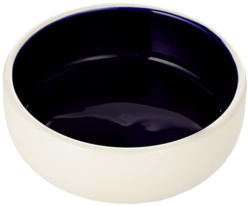 TRIXIE Napf KERAMIKNAPF spülmaschinengeeignet 0,3 l ø 13cm creme/blau für Katzen