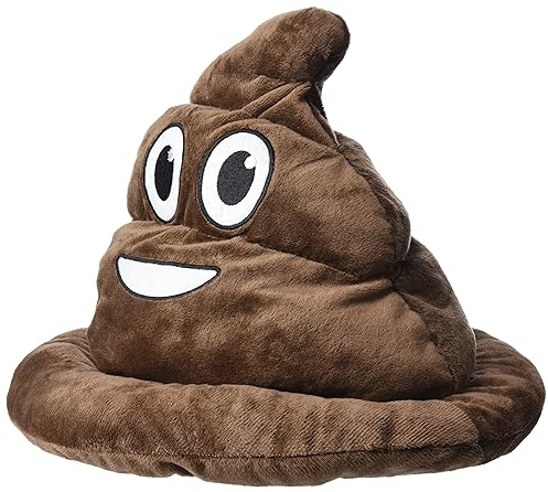 Boland 85887 – Hut Shithead Mens, braun, Einheitsgröße, Smiley, Accessoire, Mottoparty, Themenparty