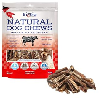 Frigera Ochsenziemerenden 500g – Rind, Natürliche, Proteinreiche Leckerlis für Hunde, Gluten- und Getreidefrei, Hochwertige Hundesnacks ohne Zusatzstoffe