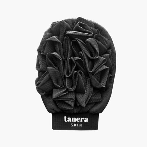 2-in-1 Tanera Skin Peeling Handschuh für Körper - das Original aus Die Höhle der Löwen - Reibeisenhaut, Keratosis Pilaris, Selbstbräuner Entfernung, Unreine Haut, Erdbeerbeine, Kessa Hamam Body Scrub