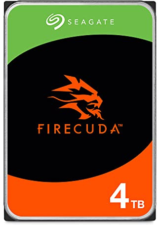Seagate FireCuda HDD 4TB, Interne Festplatte HDD, 3.5 Zoll, 7200 U/Min, CMR, 256 MB Cache, SATA 6GB/s, silber, inkl. Data Rescue Service (ST4000DXZ05)