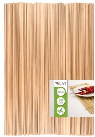 Holzstäbe rund aus Buche natur, Ø 3 mm Länge 40 cm, 100 Stück, Zum Basteln, Modellbau, DIY Handwerk