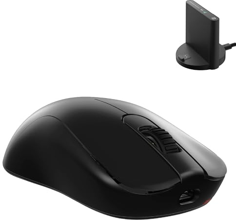 BenQ Zowie S2-DW Kabellose 4K eSoports Maus, Sportwissenschaft, Verbessertem 4K-Empfänger, 65g, Treiberlos, 3950 Sensor, 4K-Abrufrate