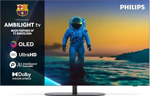Philips 42OLED810/12 OLED-TV 42 Zoll 4K UHD Smart Google TV Ambilight Schwarz
