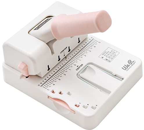 We R Memory Keepers 661310 Mini Cinch Bindegerät, White & Pink