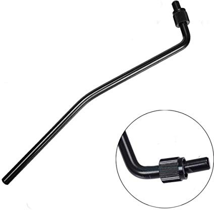 Doppelter Tremolo-Arm, 6 mm, Tremolo-Bar, Whammy Bar für Floyd Rose Tremolo-System, E-Gitarre, , Schwarz
