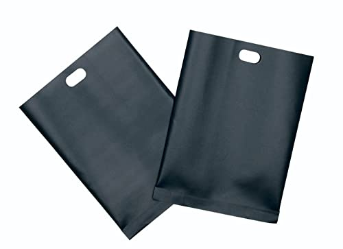 KitchenCraft Toastbrotbeutel, Doppelpack, spülmaschinenfeste, wiederverwendbare und einfrierbare Toastbrotbeutel, 20,5 x 14,5cm, 300 Beutel