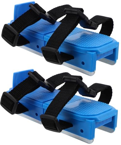 MOBUTOFU Gleiter Schlittschuhe Junge Mädchen Für Kleinkinder Mit Doppelkufen Verstellbare Freizeit-Schlittschuhe Schlittschuhstiefel Mit Riemenverschluss Für Anfänger Mädchen Junge