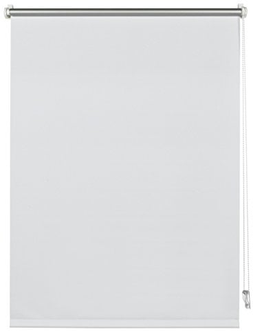 Deco Company Rollo mit Thermo-Rückseite zum Klemmen, Verdunklungsrollo ohne Bohren, Höchste Lichtreflexion, Hitzeschutz, Energiesparend, Weiß, 45 x 150 cm (BxH)