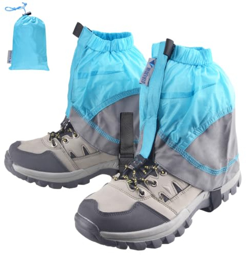 Azarxis Kurze wasserdichte Gamaschen für Wandern, Outdoor | Schützt vor Nässe, Schmutz und Schnee; ideal für Wandern, Trekking, Bergtouren und Outdoor-Aktivitäten bei schlechtem Wetter