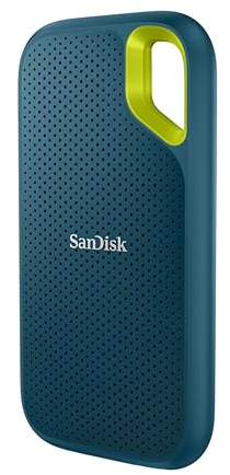 SANDISK Extreme Portable SSD 1TB (up to 1050 MB/s read, 1,000MB/s write, USB-C, NVMe Solid State Performance, IP65 rated for dust and water resistance, Updated Firmware) Monterey