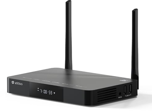 zidoo Z9X 8K - 8K HDR Media Player, Android 11 OS, Amlogic S928X-K Prozessor 6G + 64G, VPU Video Engine & VS10 Image Engine, 4K Ultra HD Blu-ray, BDMV/ISO, für Video- und Audiowiedergabe