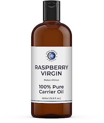 Mystic Moments | Raspberry Seed nativ-Trägeröl | 500ml | Raspberry Seed nativ-Öl für Hautpflege, Haarpflege, Massage und kosmetische Mischungen.