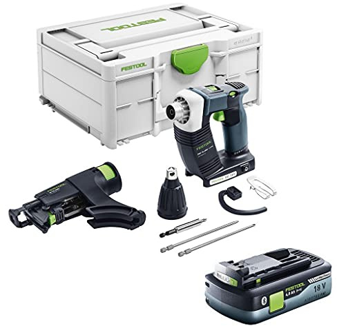 Festool Atornillador de construcción en seco a batería DWC 18-4500- Basic 4,0 DURADRIVE