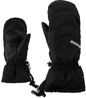 Ziener Kinder LETTERO Ski-Fäustling/Wintersport | wasserdicht atmungsaktiv, black, 5