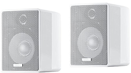 Canton Plus MX.3 2-Wege Regallautsprecher, 40/70 Watt, weiß hochglanz (Paar)