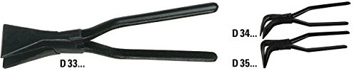 BESSEY Erdi Falzzange D341-60 | 45° gebogen | Maulbreite 60 mm | Ideal für exaktes Falzen und präzises Umformen von Blechen sorgt für gleichmäßige Ergebnisse