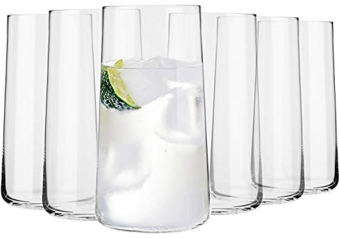 Krosno Highball-Saftglas, 540 ml, Kollektion Avantgarde, perfekt für Zuhause, Restaurants, Partys, spülmaschinenfest, 6 Stück