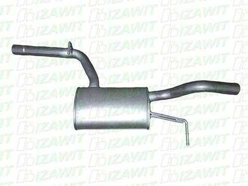 IZAWIT 23.162 Mittelschalldämpfer Kompatibel mit VW Passat Variant 3C5 3C0253409AP