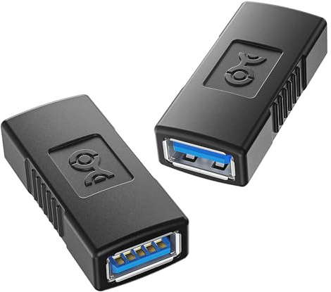 Cable Matters 2-Pack USB 3.0 Coupler USB Female to Female Adapter Gender Changer