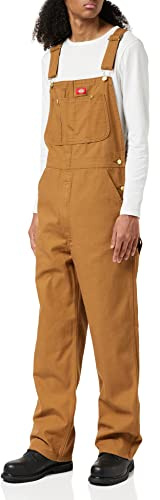 Dickies Herren-Latzhose, Braun Duck, 34W / 32L