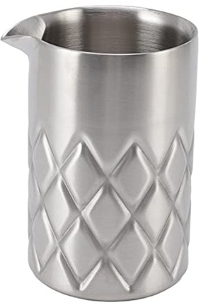 TOPINCN Cocktail-Rührglas, Edelstahl-Rührglas, Cocktail-Shaker, Doppelwandiger Barkeeper, DIY-Werkzeuge, Weinmixer, Dicker Getränke-Rührbecher für die Hausbar