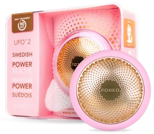 Foreo Ufo 2 Led-Gesichtsmaske, Voll-Led-Spektrum Und Rotlichttherapie, Gesichtsmasken Beauty, Wärme, Kühlung, Gesichtsmassagegerät, Feuchtigkeitsmaske Gesicht, Erhöhte Gesichtspflege-Aufnahme
