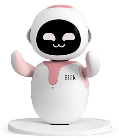 Eilik intelligenter Schreibtisch Roboter | für Kinder & Erwachsene, mit Emotionen Interaktionen und Animationen, Spielzeug Unterhaltung Begleiter Haustier Persönlicher Assistent, für mehr Spaß
