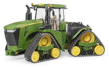 bruder 04055 - John Deere 9620X mit Raupenlaufwerk | Traktor mit Raupenantrieb, für Bauernhof, Landwirtschaft, Spielzeug Kinder ab 4 Jahren, 1:16